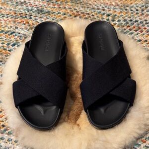 Rothy's Women's Black Crisscross Sandals